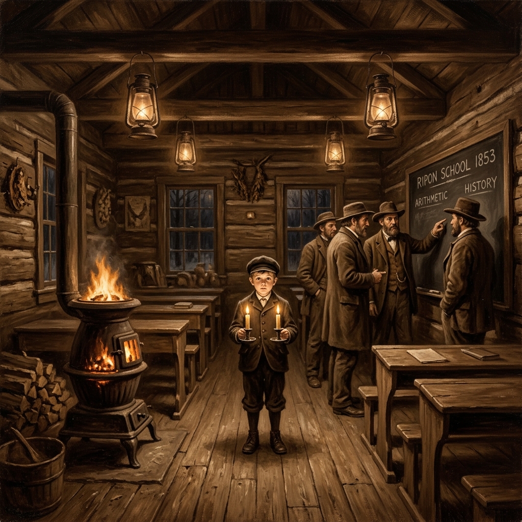 Schoolhouse Evening